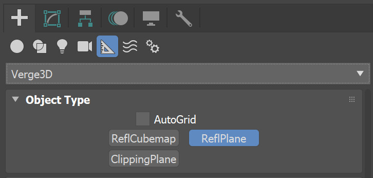 Adding reflection plane helper in 3ds Max