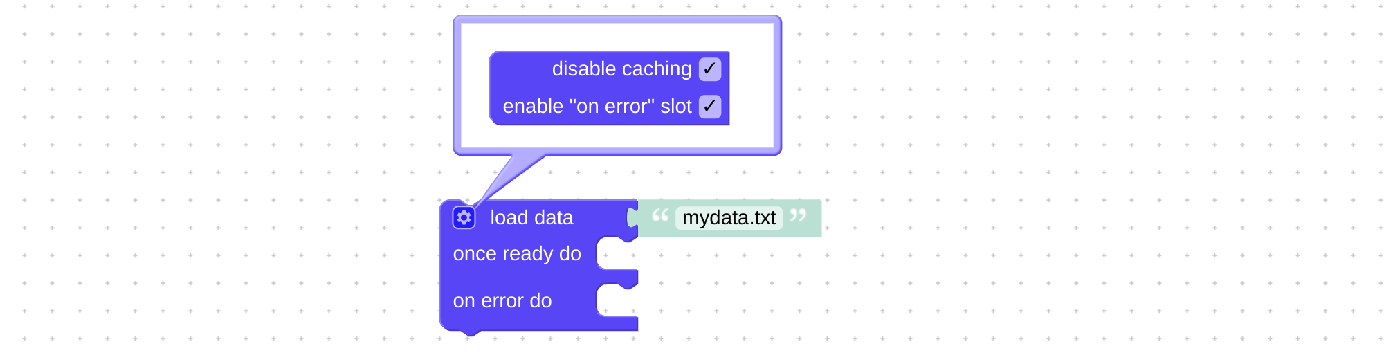 Params of load data puzzle