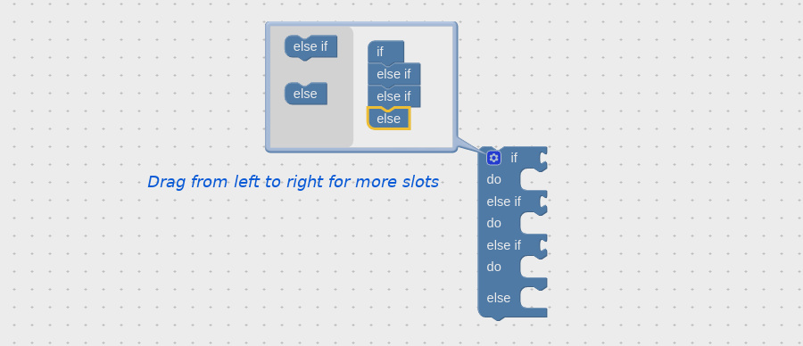 Code branching with visual programming