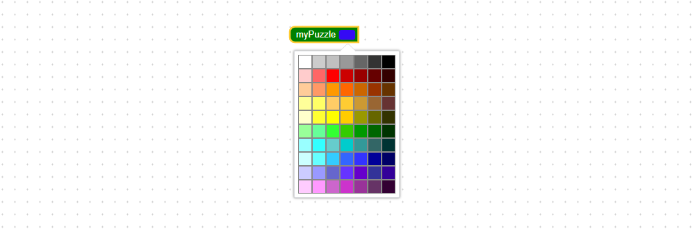Color field in visual block