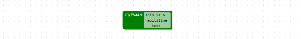 Multiline text in visual block
