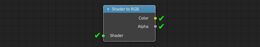 Blender Shader to RGB node