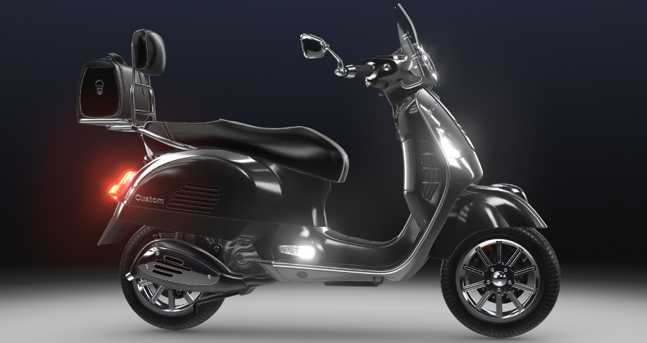 Scooter, a 3D visualization which uses HDR rendering capabilities