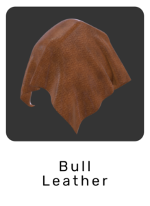 WebGL preview of bull leather material exported from Blender Eevee to glTF/GLB