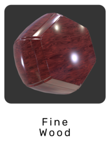 WebGL preview of fine wood material exported from Blender Eevee to glTF/GLB