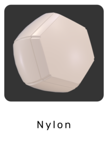 WebGL preview of nylon material exported from Blender Eevee to glTF/GLB