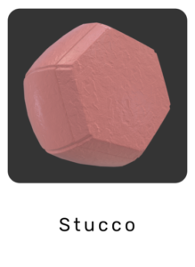 WebGL preview of stucco material exported from Blender Eevee to glTF/GLB