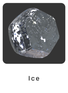 WebGL preview of ice material exported from 3ds Max to glTF/GLB