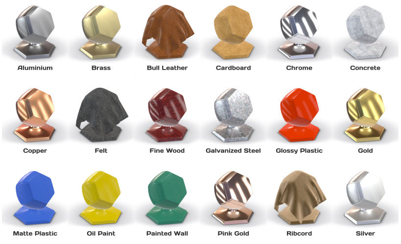 3ds Max Material Library Available - Soft8Soft