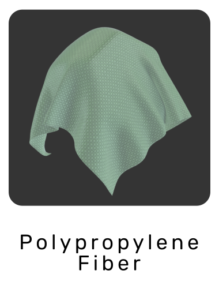 WebGL preview of polyprolylene fiber material exported from 3ds Max to glTF/GLB