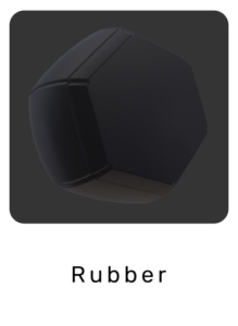 WebGL preview of rubber material exported from 3ds Max to glTF/GLB