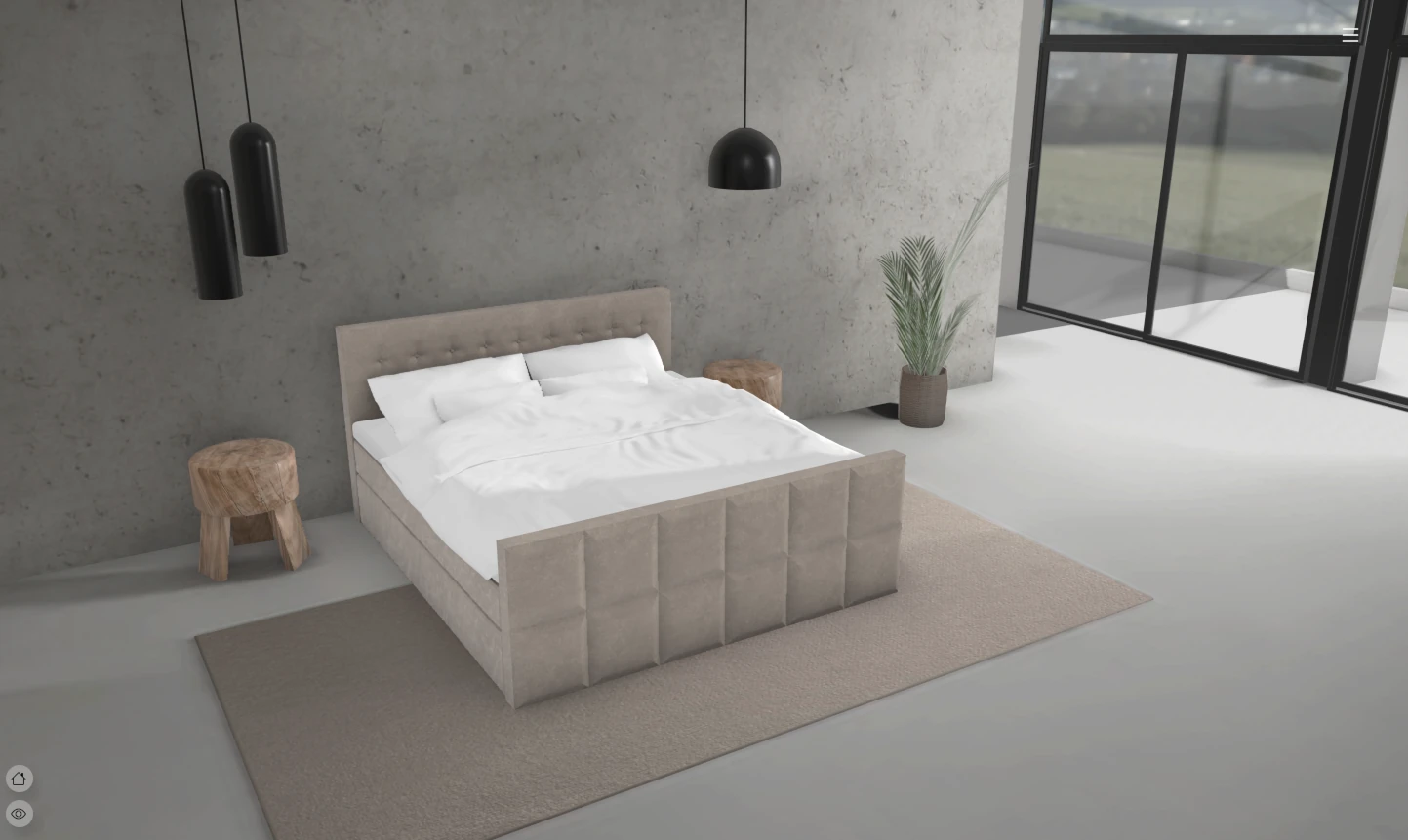 bed 3D configurator