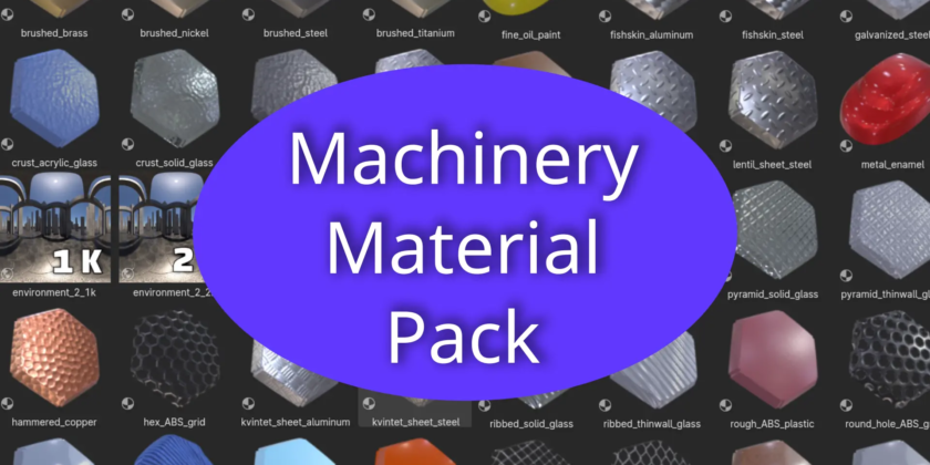 Machinery Material Pack Available