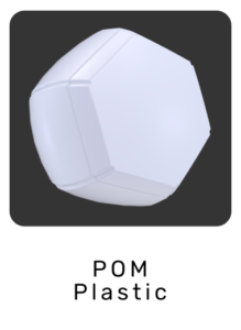 WebGL preview of POM plastic material exported from 3ds Max to glTF/GLB