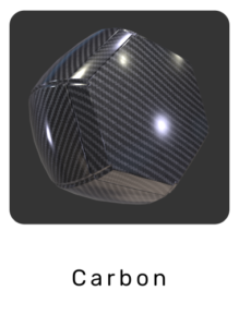 WebGL preview of carbon material exported from 3ds Max to glTF/GLB