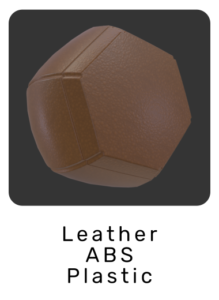 WebGL preview of leather ABS plastic material exported from 3ds Max to glTF/GLB