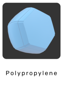 WebGL preview of polypropylene material exported from 3ds Max to glTF/GLB