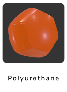 WebGL preview of polyurethane material exported from 3ds Max to glTF/GLB