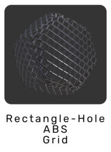 WebGL preview of rectangle ABS grid material exported from 3ds Max to glTF/GLB