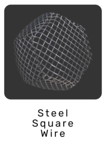 WebGL preview of steel square wire material exported from 3ds Max to glTF/GLB